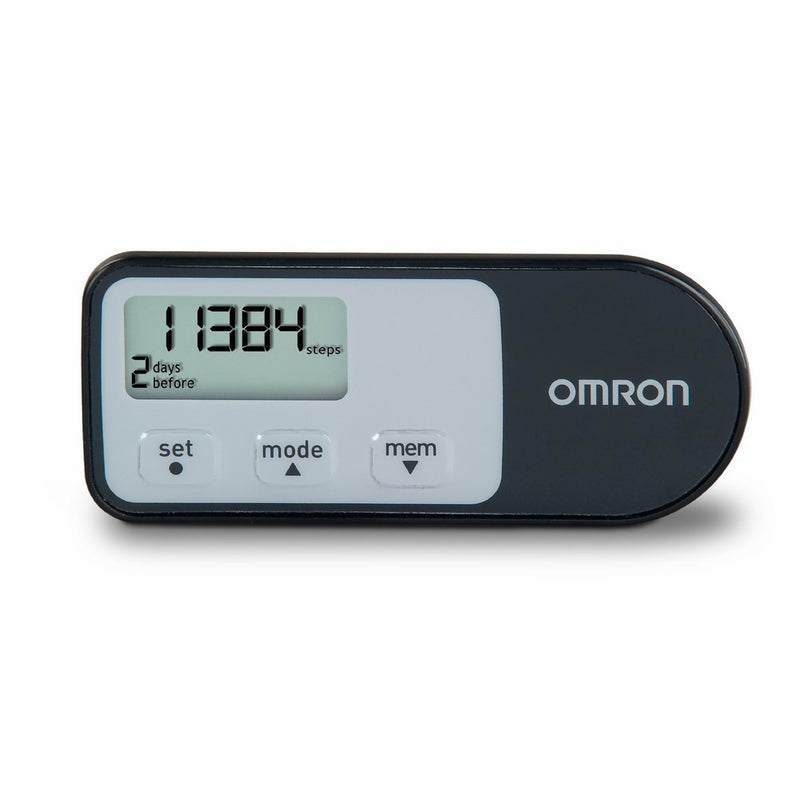 Omron HJ-321 Tri-Axis Alvita Pedometer, Black