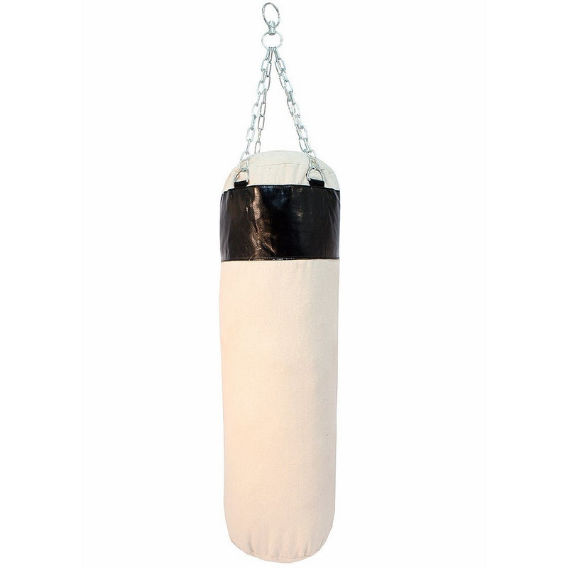 Black Canvas Punching Bag with Chains Brand New