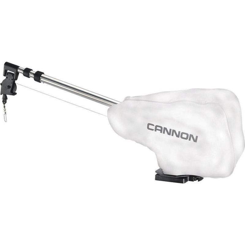 Cannon 1903031 Protective Cover - Supports Downrigger - Hook & Loop Closure Abrasion Resistant - White