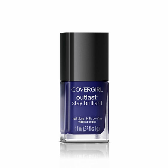 COVERGIRL Outlast Stay Brilliant Nail Gloss Sapphire Flare 307, .37 oz (packaging may vary)