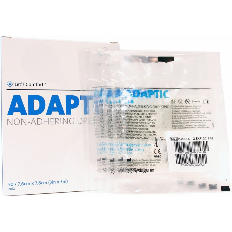 Adaptic Non-Adherent Dressing 3" x 3" (Box of 50)