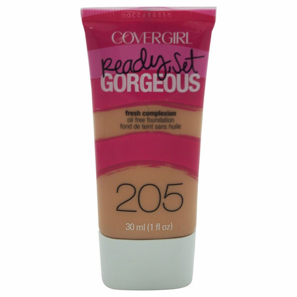 COVERGIRL Ready Set Gorgeous Foundation Natural Beige 205, 1 oz (packaging may vary)