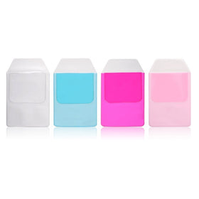 KLOUD City Assorted Colors Pocket Protector for Pen Leaks (Clear#Light Blue#Hot pink#Pink)