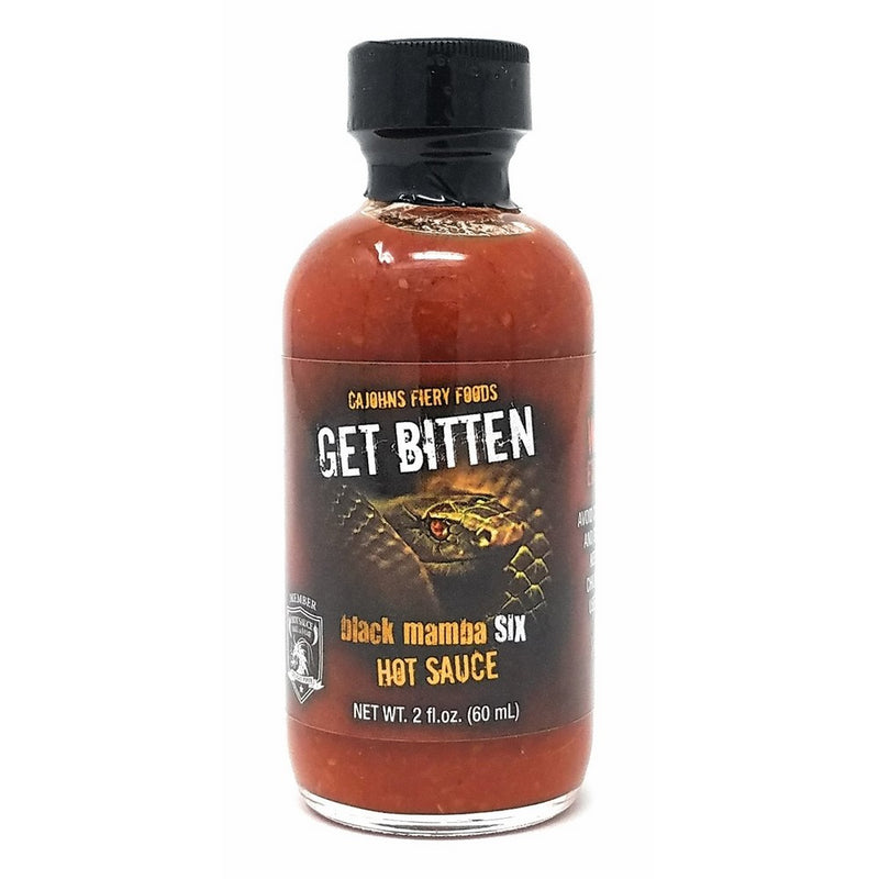 Get Bitten Black Mamba 6 Hot Sauce