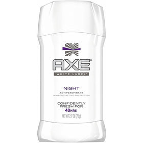 AXE White Label Invisible Solid Antiperspirant Stick for Men, Signature Night 2.7 Ounces (Pack of 3) - Packaging May Vary