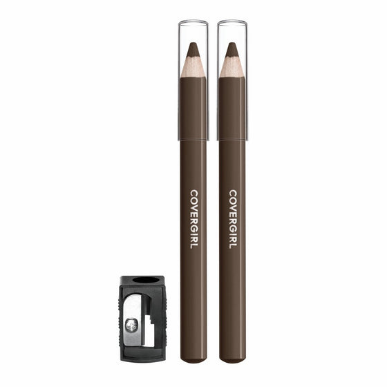 COVERGIRL Easy Breezy Brow, FillDefine Pencils [505] Rich Brown 2 ea (packaging may vary)