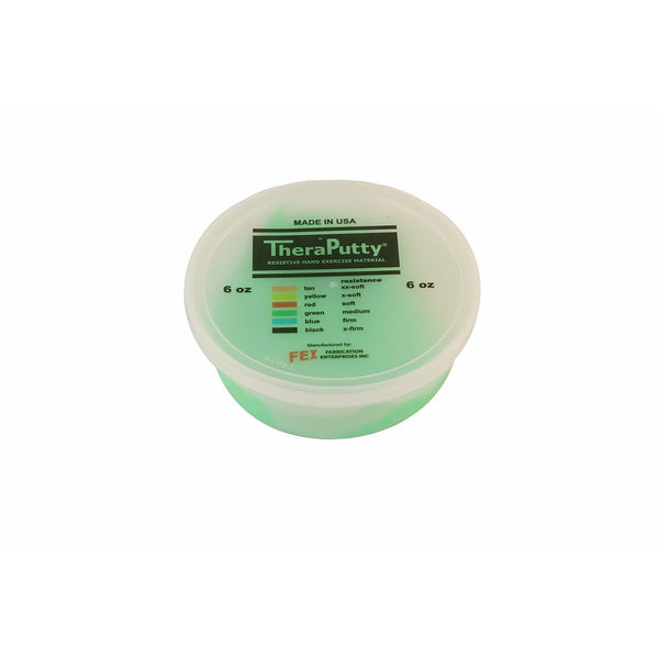 CanDo TheraPutty Standard Exercise Putty, Green: Medium, 6 oz