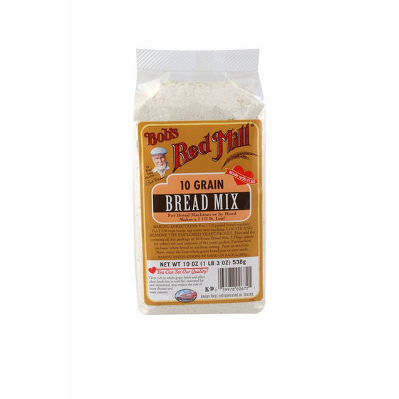 Bob's Red Mill 10 Grain Bread Mix, 19-ounce (Pack of 4)