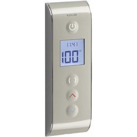 KOHLER K-527-1SN DTV Prompt Digital Shower Interface, Satin Nickel with Polished Nickel