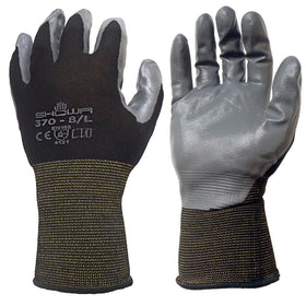 4 Pack Showa Atlas 370BLK Atlas Nitrile Tough Gloves - Small