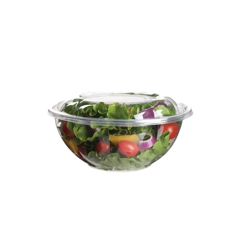 Eco-Products Renewable & Compostable Salad Bowls, 24 oz Bowl with Lid, Case of 150 (EP-SB24)