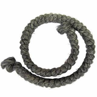 Mehron Crepe Hair 12-inch Braid (Medium Grey)