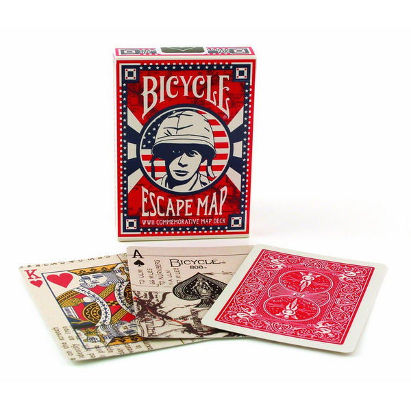 Bicycle Escape Map Poker Size Standard Index Playing Cards