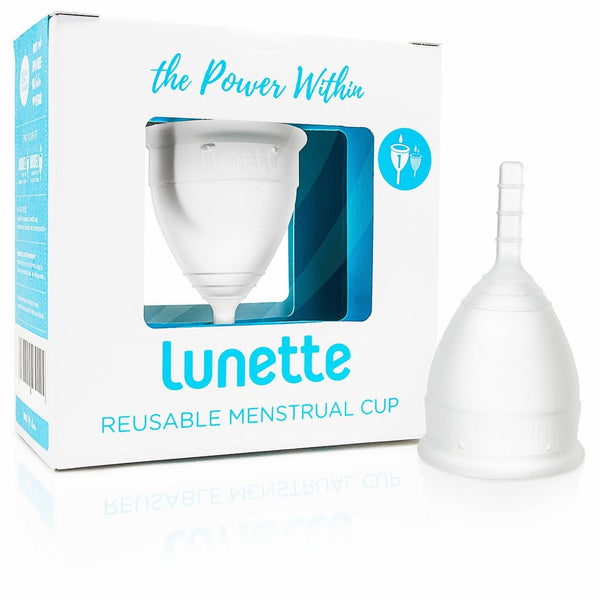 Lunette Reusable Menstrual Cup - Clear - Model 1 for Light Flow - Your Vagina's New Best Friend