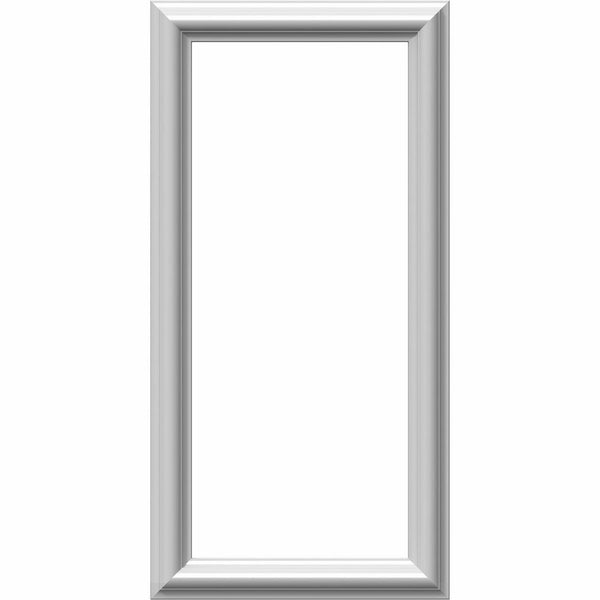 Ekena Millwork PNL12X24AS-01 12"W x 24"H x 1/2"P Ashford Molded Classic Wainscot Wall Panel