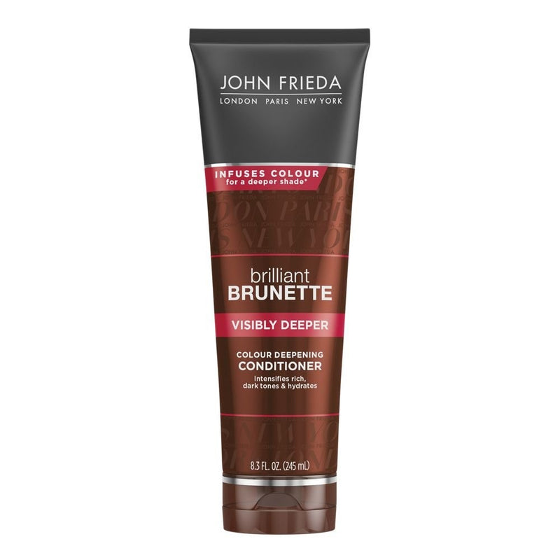 John Frieda Brilliant Brunette Visibly Deeper Colour Deepening Conditioner, 8.3 Ounce