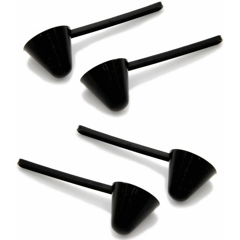 Chef Craft 4 Piece Perfect Coffee Measuring Spoon Scoop, Black
