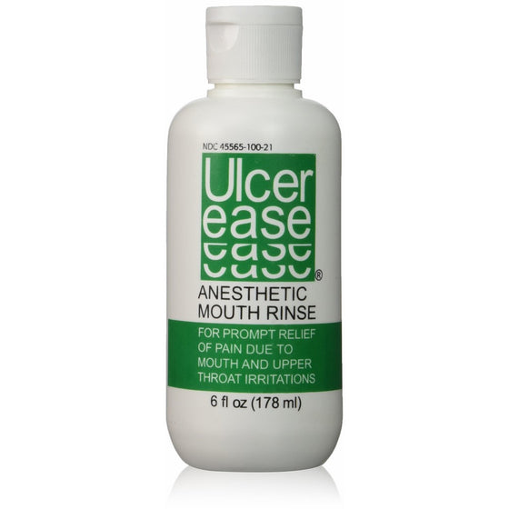 Ulcer Ease Anesthetic Mouth Rinse, 6 fl oz (178 ml)