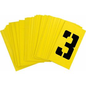 Hillman 847027 3-Inch Numbers, Letters, and Punctuation Combo Stencil Set