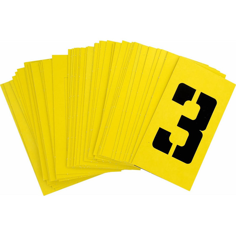 Hillman 847027 3-Inch Numbers, Letters, and Punctuation Combo Stencil Set