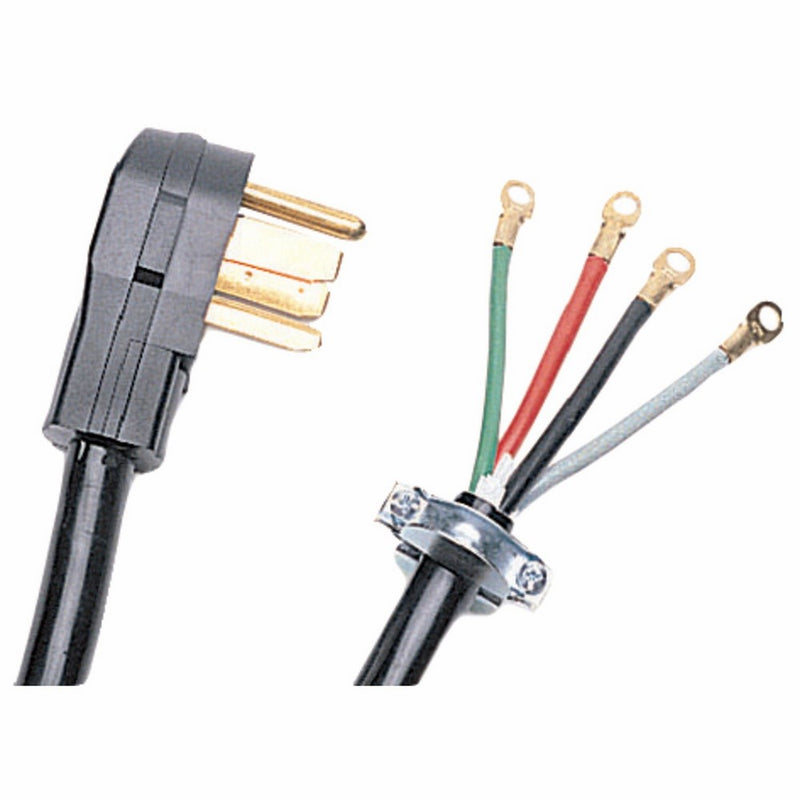 Certified Appliance Accessories 4-Wire Closed-Eyelet 30-Amp Dryer Cord, 5ft