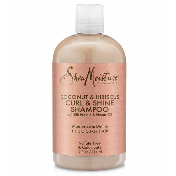 Shea Moisture Coconut Hibiscus Curling Shampoo-13 oz