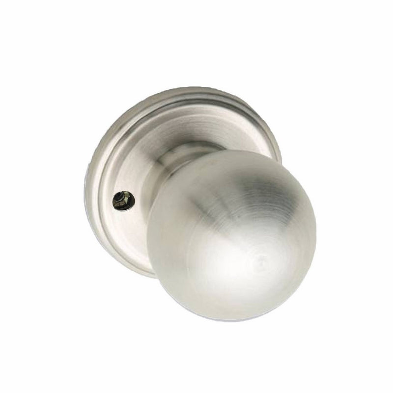 Copper Creek BK2090SS Ball Dummy Door Knob, Satin Stainless