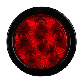 Blazer C542RTM LED 4-Inch Round Stop, Tail, Turn Light with Grommet and Plug, Red