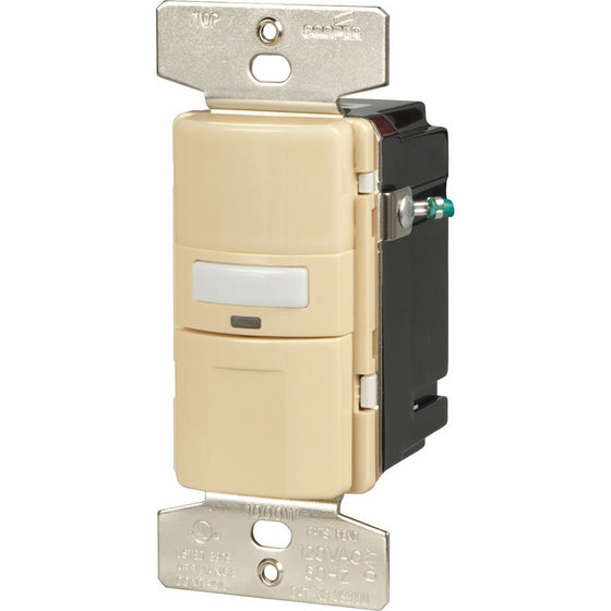 Eaton OS310U-V-K Motion-Activated Occupancy Sensor Wall Switch, Ivory