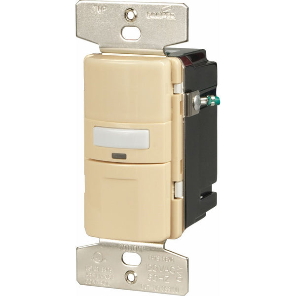 Eaton OS310U-V-K Motion-Activated Occupancy Sensor Wall Switch, Ivory