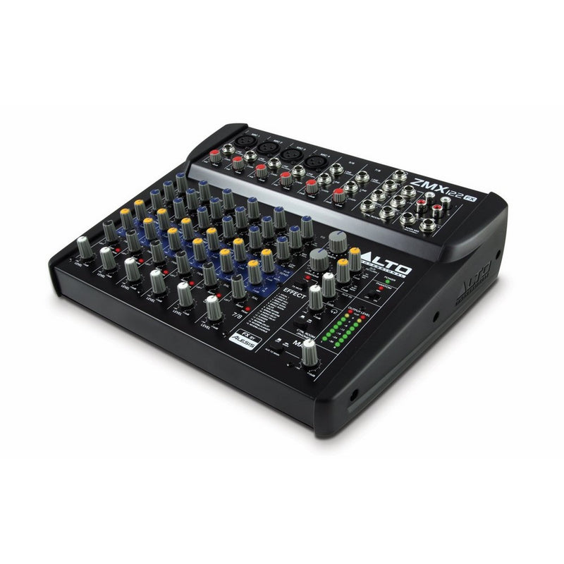 Alto Professional ZMX122FX | 8-Channel 2-Bus Compact Mixer with 16 Inputs and 256 On-Board Effects