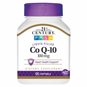 21st Century Co Q10 100 mg Softgels, 90 Count