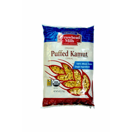 Arrowhead Mills Organic Cereal Puffed Kamut-6 oz (2 Pack)