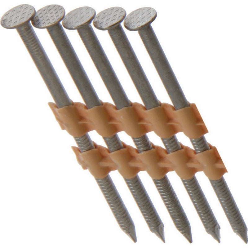 Grip Rite Prime Guard Max MAXC62894 20-22 Degree Plastic Strip 3-Inch by .131-Inch Ring Shank, Stainless Steel Nails 1,000 Per box