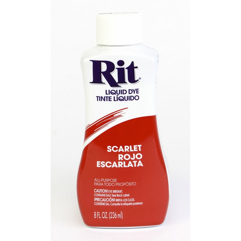 Rit Dye Liquid Dye, 8 fl oz, Scarlet Red, 3-Pack