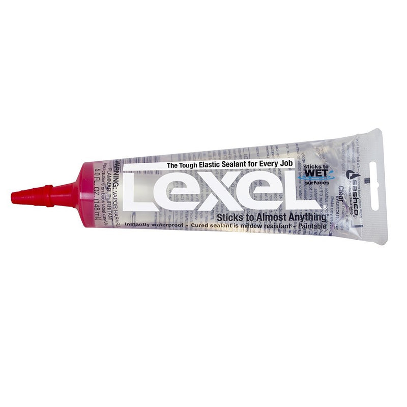 Sashco Lexel, 5 Ounce Squeeze Tube, Clear (Pack of 12)