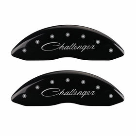 MGP Caliper Covers 12162SCLSBK Caliper Cover with Black Powder Coat Finish, (Set of 4)