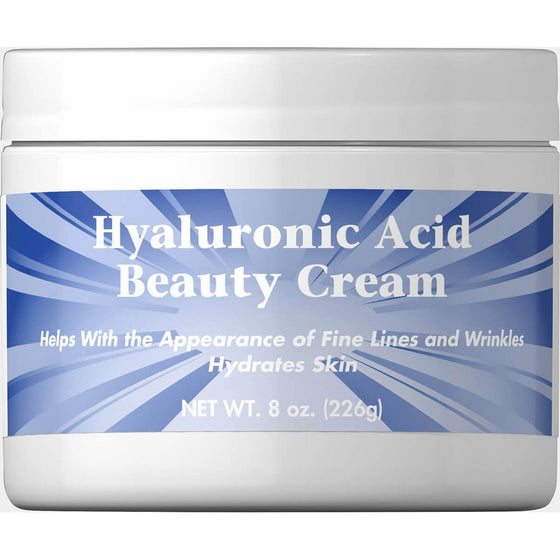 Puritan's Pride Hyaluronic Acid Cream-8 oz Cream