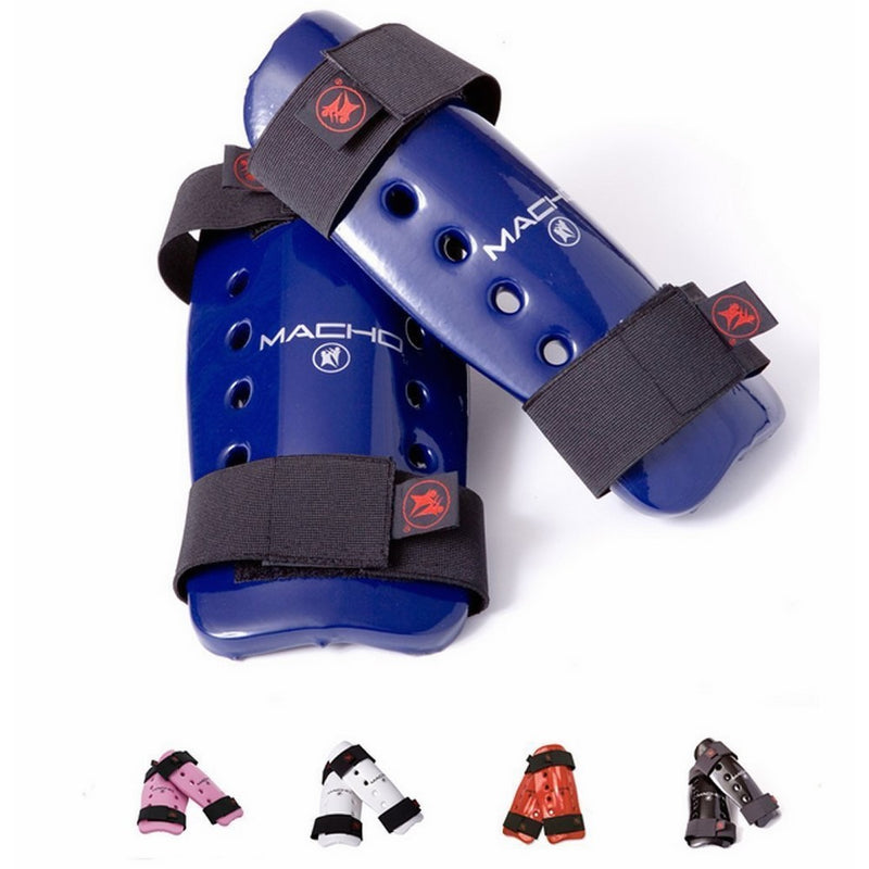 Macho Child Dyna Shin/Forearm Guards - Red