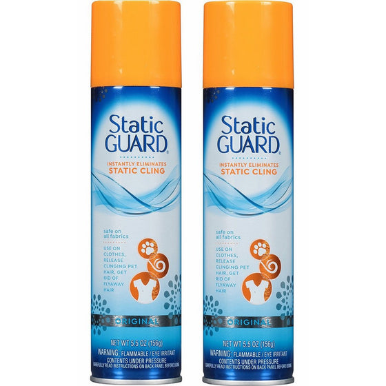 Static Guard Spray 5.5 oz. (Pack of 2)