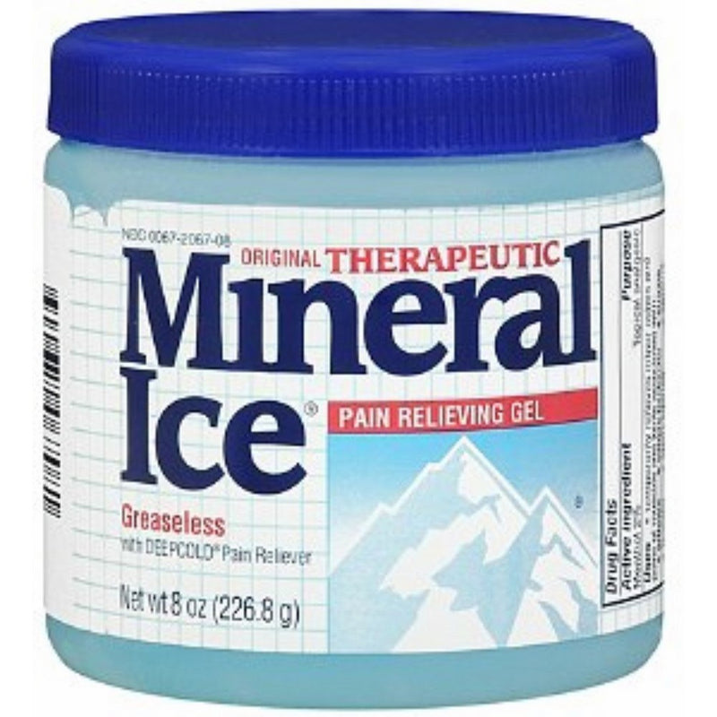 Mineral Ice Pain Relieving Gel 8 oz (Pack of 2)