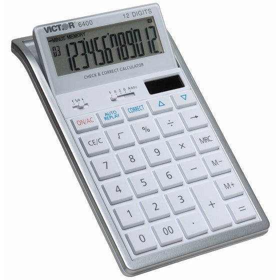Victor 6400 Professional Desktop Calculator with Auto Replay & Check and Correct