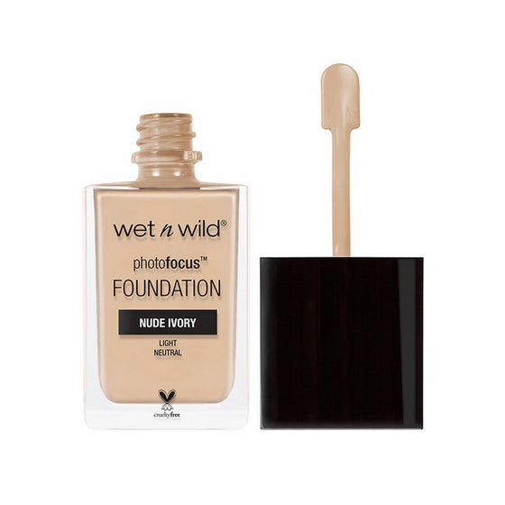 wet n wild Photo Focus Foundation, Nude Ivory, 1 Fluid Ounce