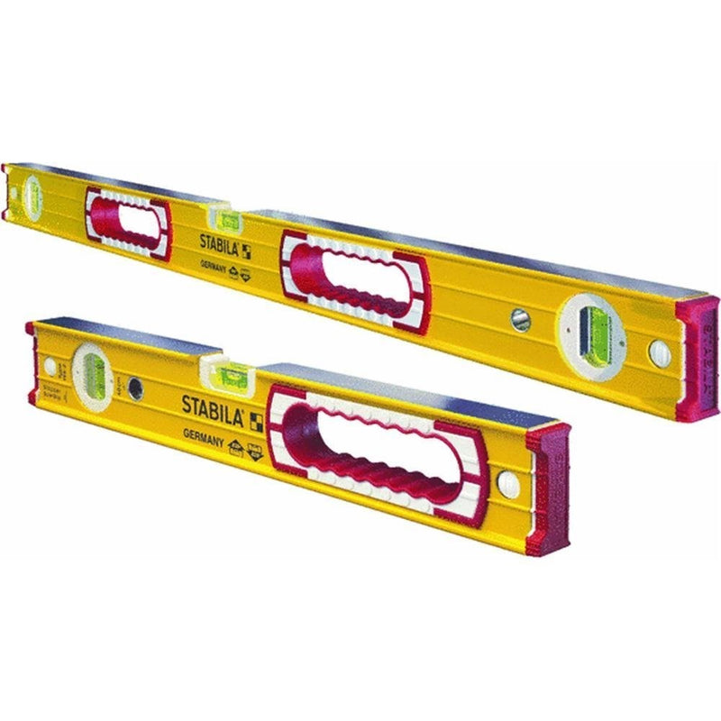 Stabila 37816 48-Inch and 16-Inch Aluminum Box Beam Level Set
