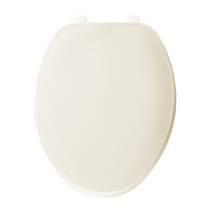 Bemis 170006 Economy Plastic Elongated Toilet Seat, Bone