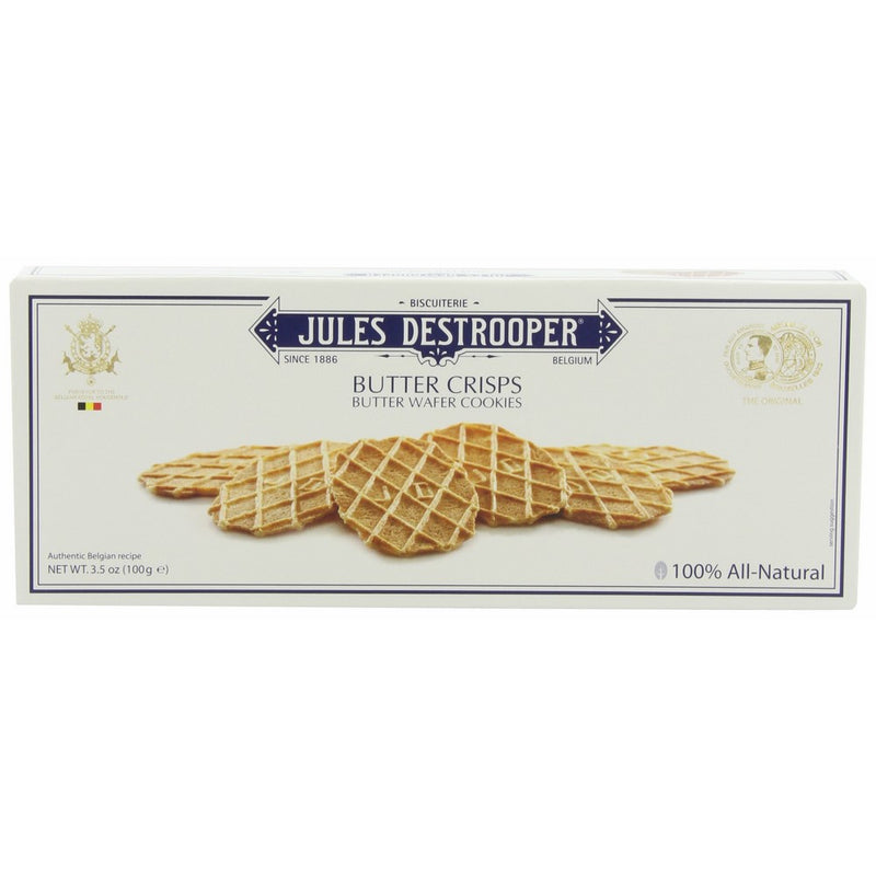 Jules Destrooper Butter Crisps, 3.5-Ounce Boxes (Pack of 12)