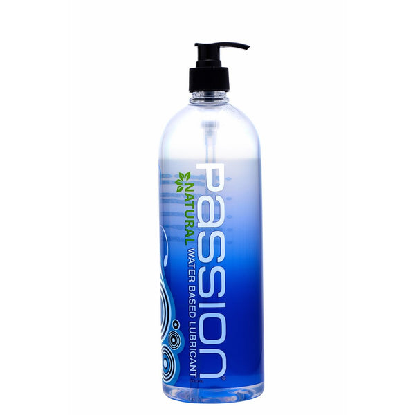 Passion Lubes, Natural Water-Based Lubricant, 34 Fluid Ounce