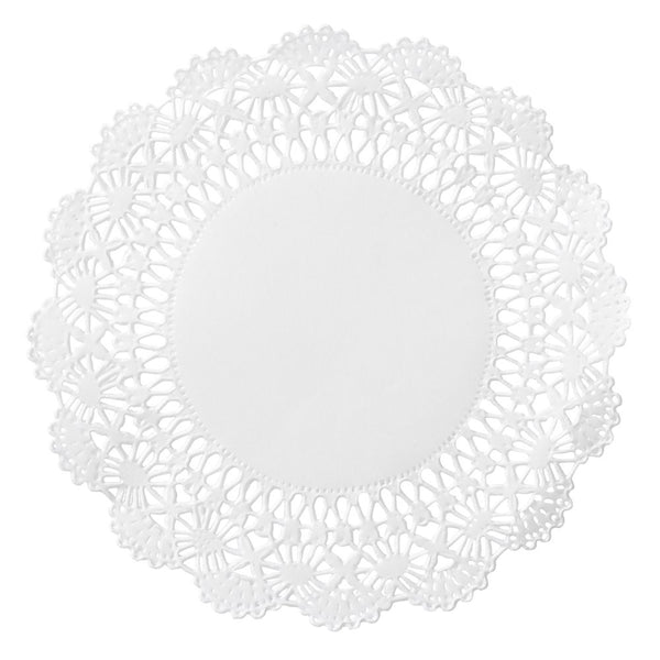 Hoffmaster 500233 Cambridge Lace Doily, 4" Diameter, White (Case of 1000)