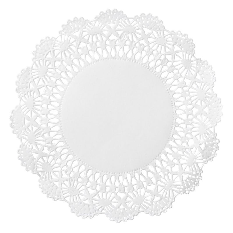 Hoffmaster 500233 Cambridge Lace Doily, 4" Diameter, White (Case of 1000)