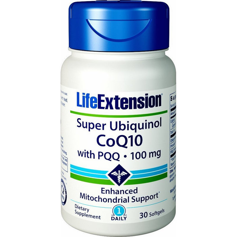 Life Extension Super Ubiquinol Coq10 with Biopqq Softgels, 30 Count